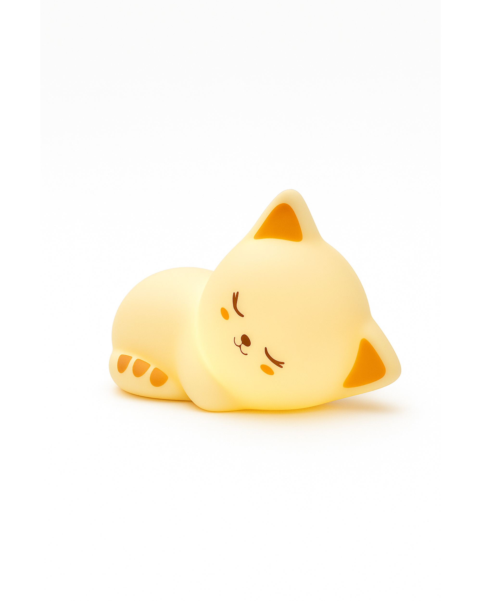 Sleeping Kitten Silicone Night Light – Soothing Glow for Peaceful Nights - Planet Glow
