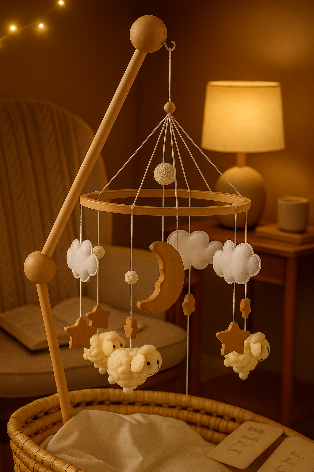 Calming Baby Crib Mobile - Planet Glow