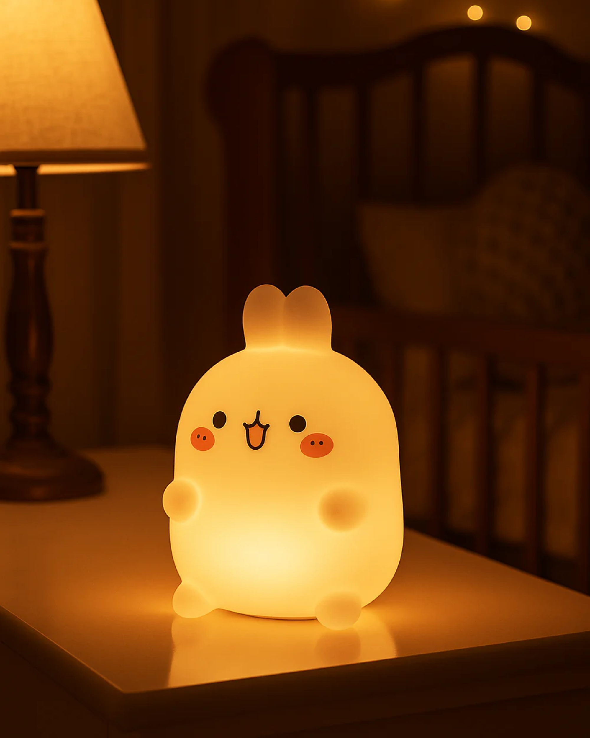 Cozy Rabbit Night Light – Soft Glow for Comfort & Gifting