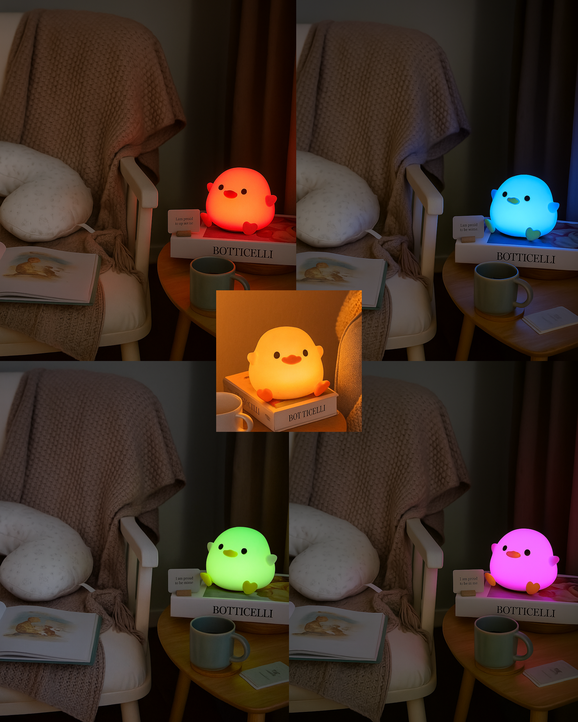 Duck Silicone Night Light - Planet Glow