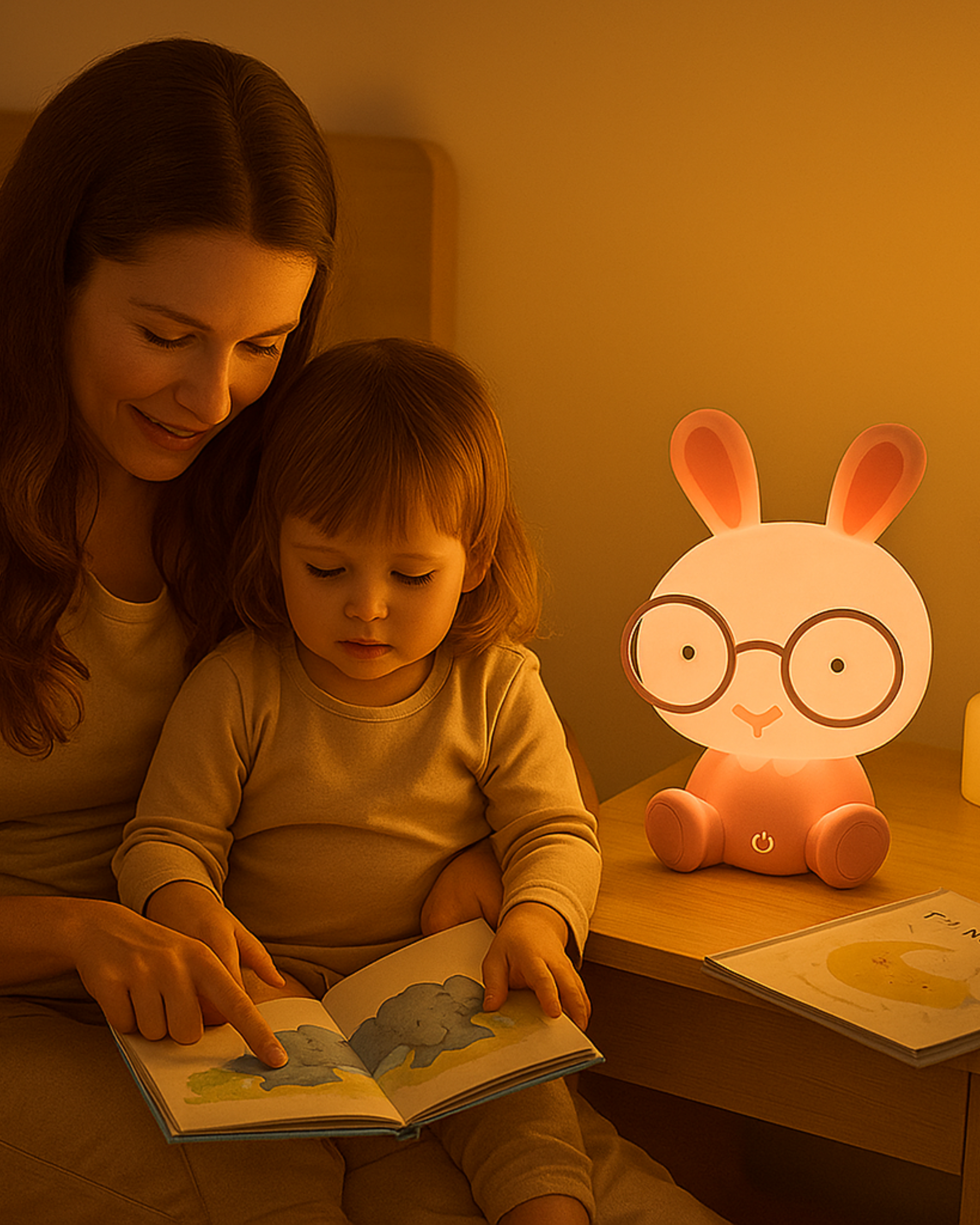 Touch Rabbit LED Night Light