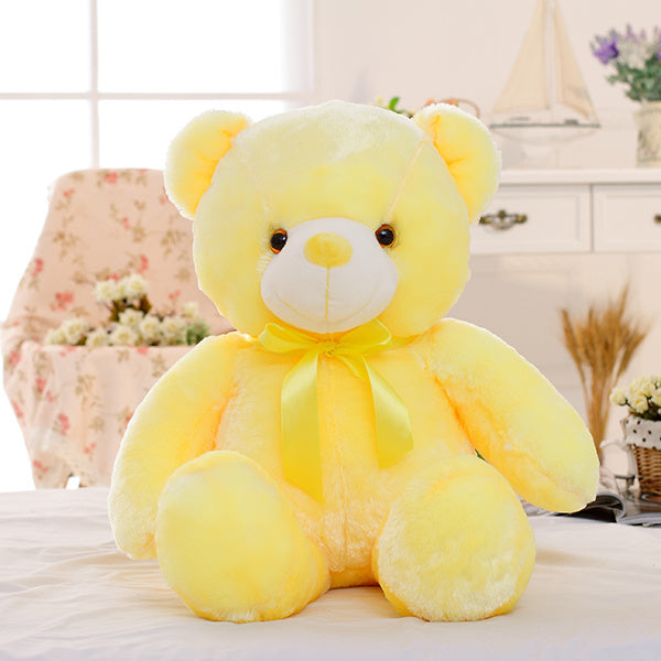 GlowBuddy LED Teddy Bear – 7-Color Light-Up Plush - Planet Glow