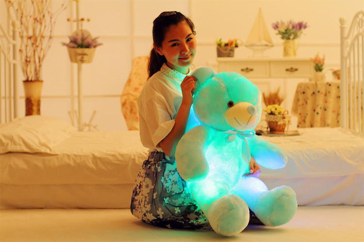 GlowBuddy LED Teddy Bear – 7-Color Light-Up Plush - Planet Glow