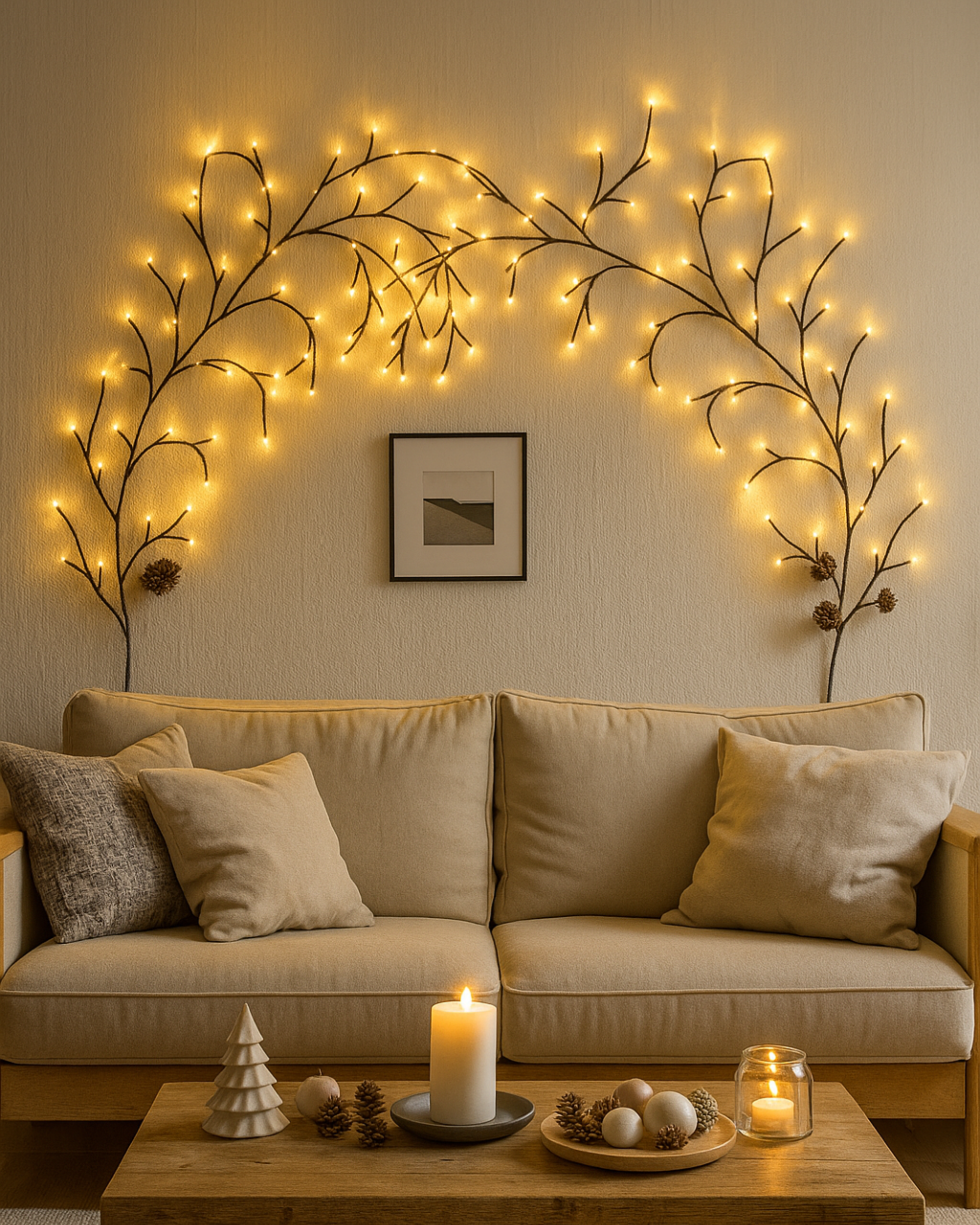 WillowGlow LED Vine Lights – DIY Branch Wall Lamp (72/96 LEDs, 8 Modes) - Planet Glow
