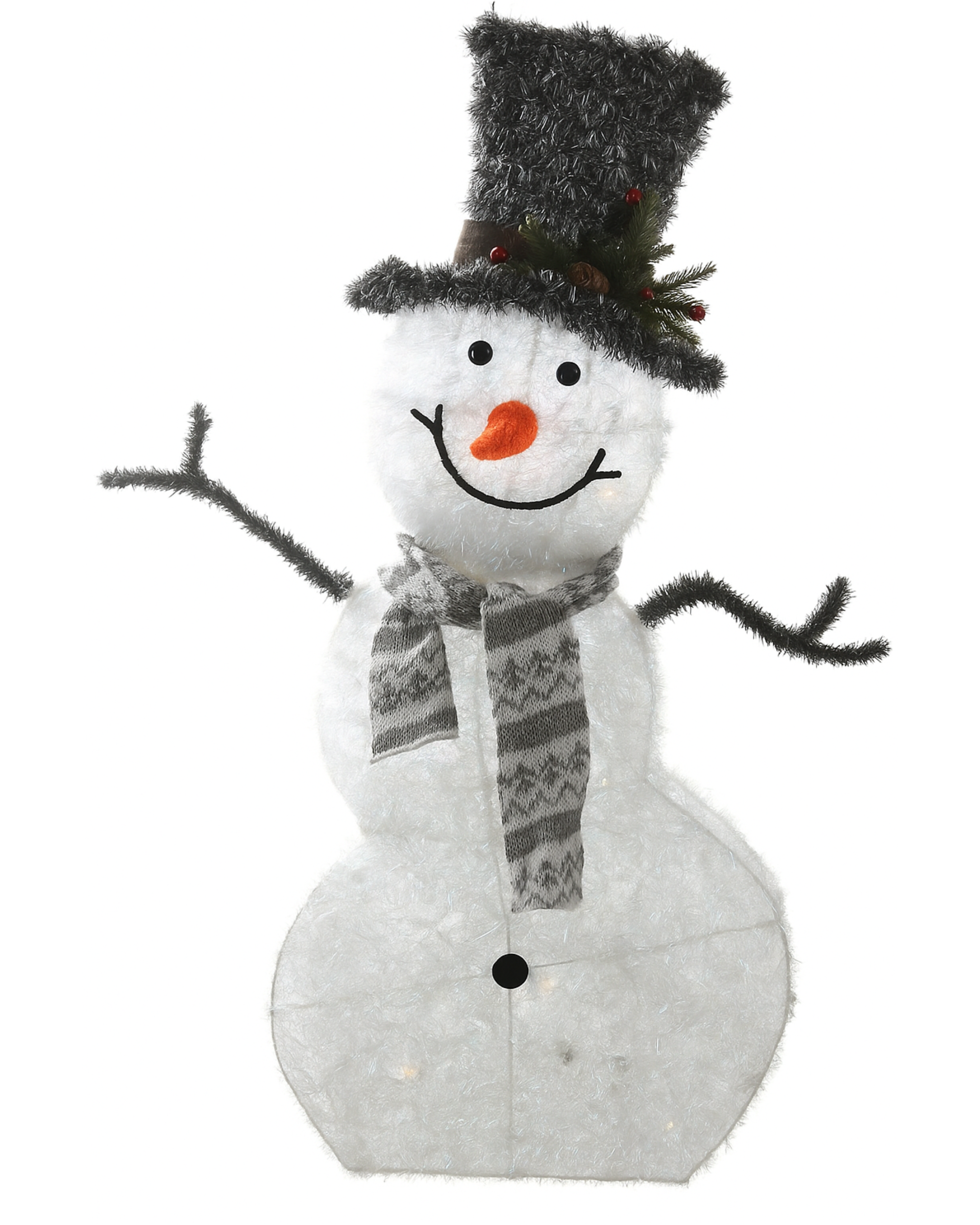 FrostGlow LED Snowman – Collapsible Outdoor Christmas Decoration (Battery Operated)