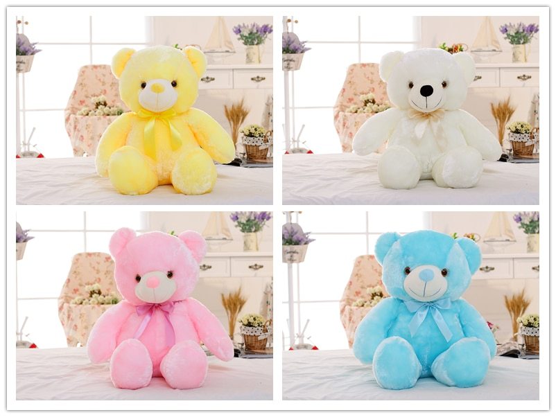 GlowBuddy LED Teddy Bear – 7-Color Light-Up Plush - Planet Glow