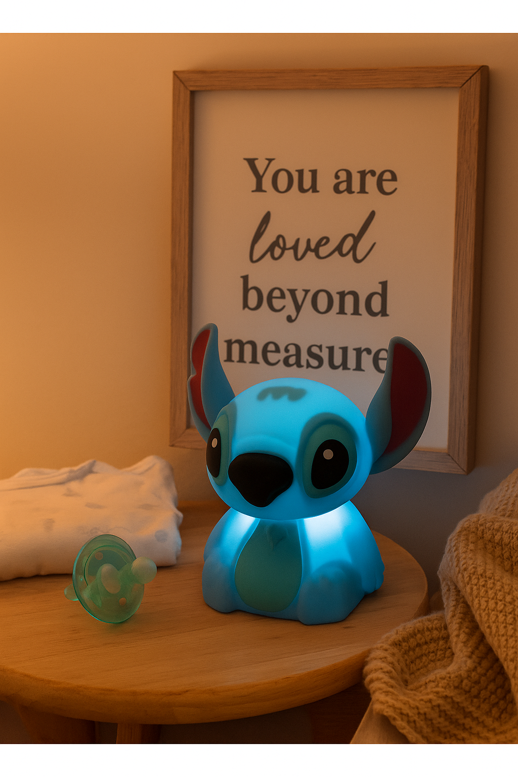 Stitch Night Light – USB Rechargeable Touch Lamp for Kids & Disney Fans - Planet Glow