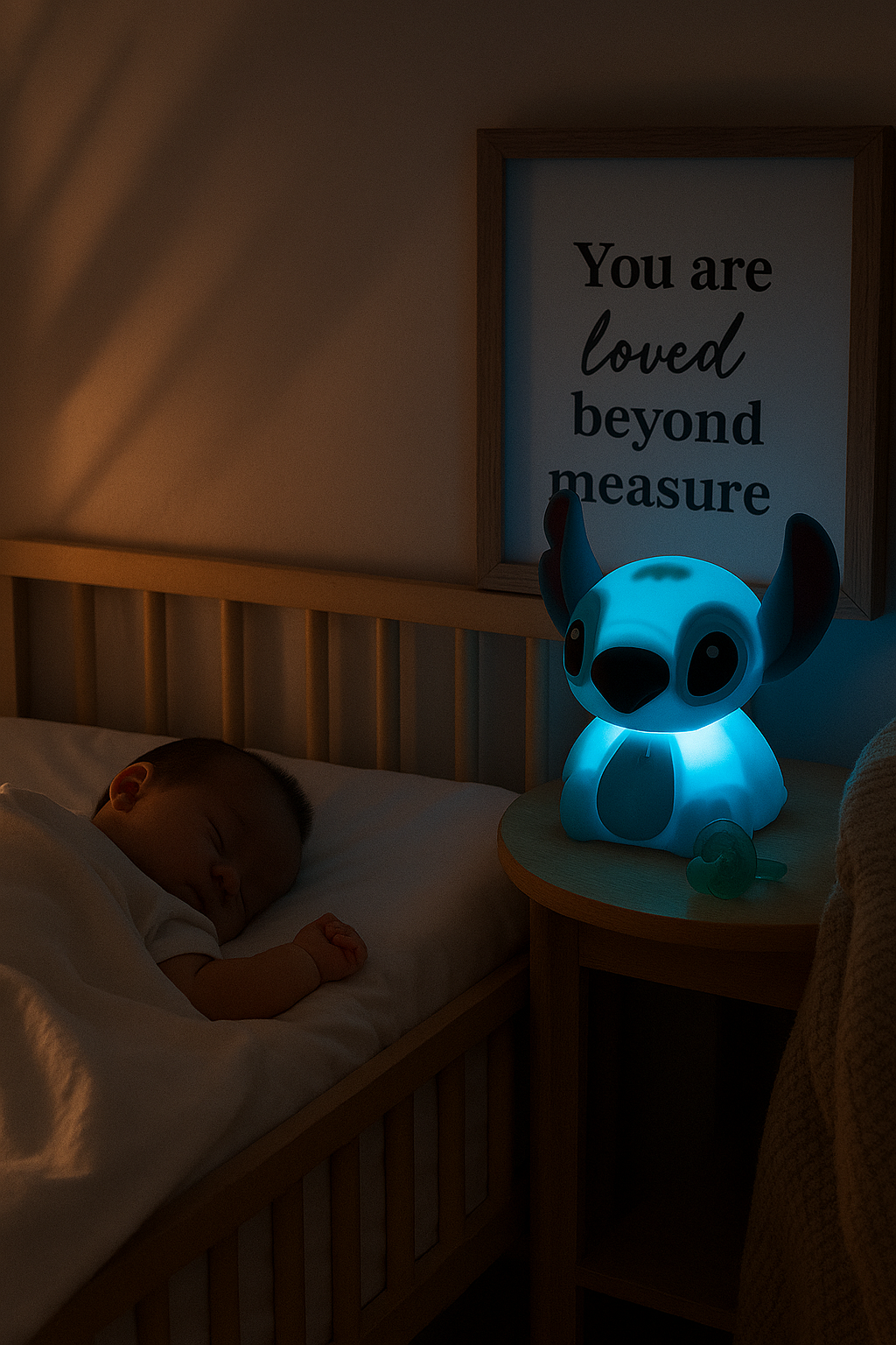 Stitch Night Light – USB Rechargeable Touch Lamp for Kids & Disney Fans - Planet Glow