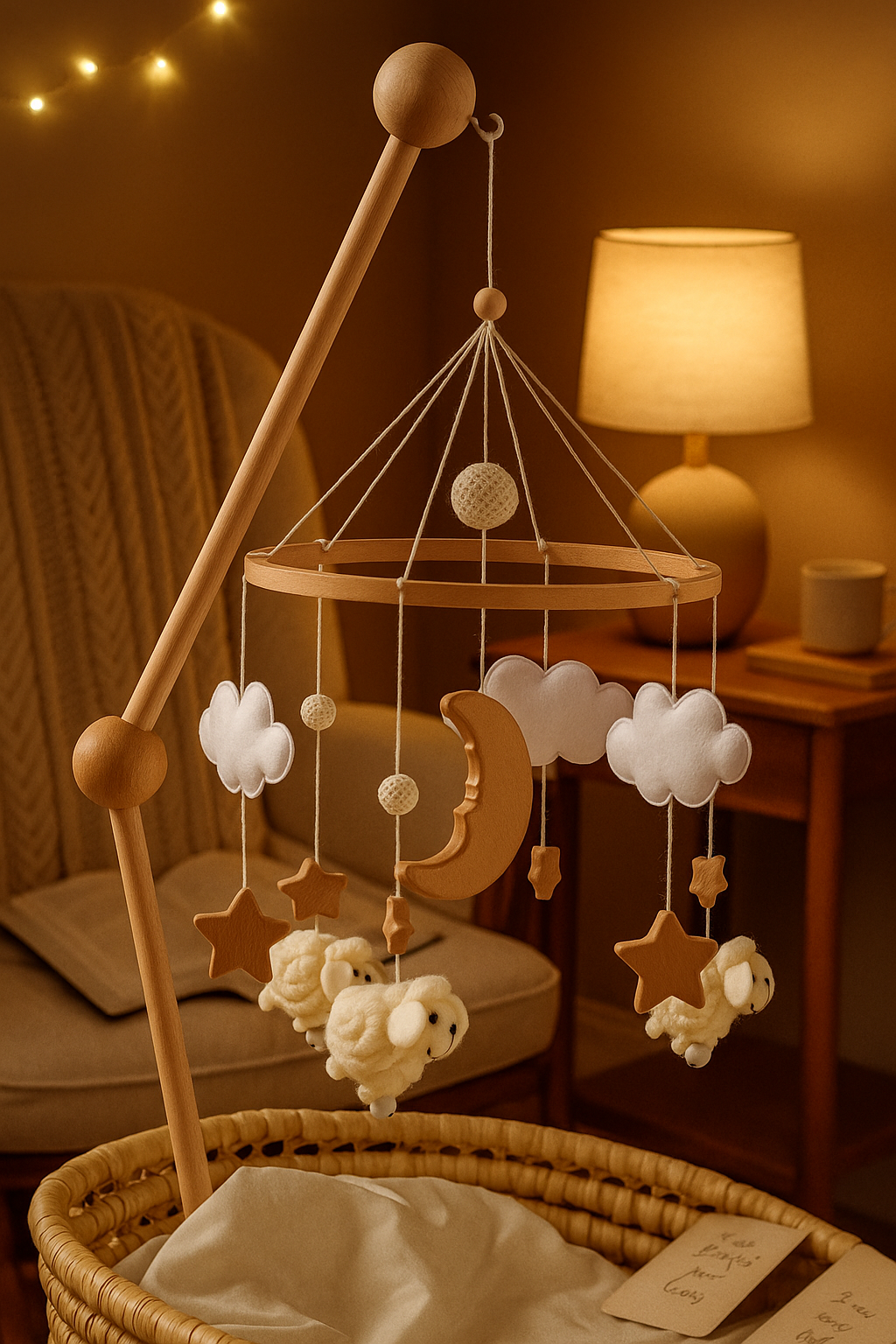 Calming Baby Crib Mobile - Planet Glow