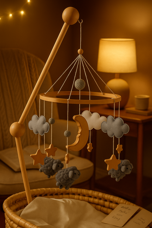 Calming Baby Crib Mobile - Planet Glow