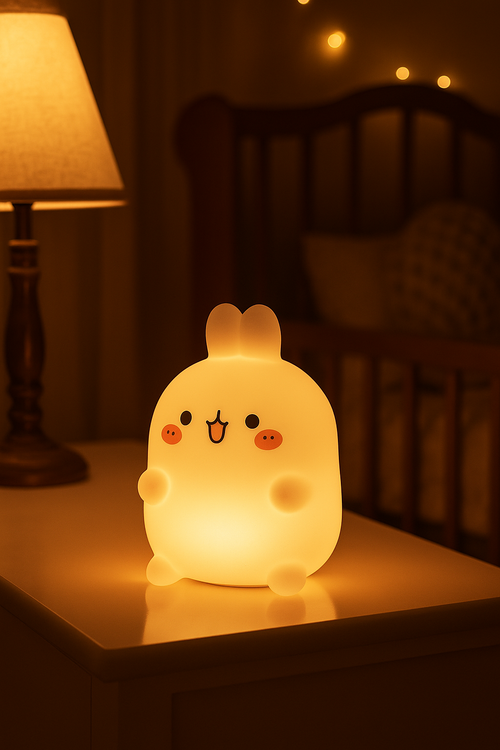 Cozy Rabbit Night Light – Soft Glow for Comfort & Gifting - Planet Glow
