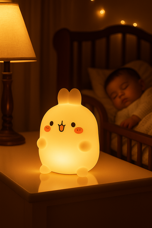 Cozy Rabbit Night Light – Soft Glow for Comfort & Gifting - Planet Glow