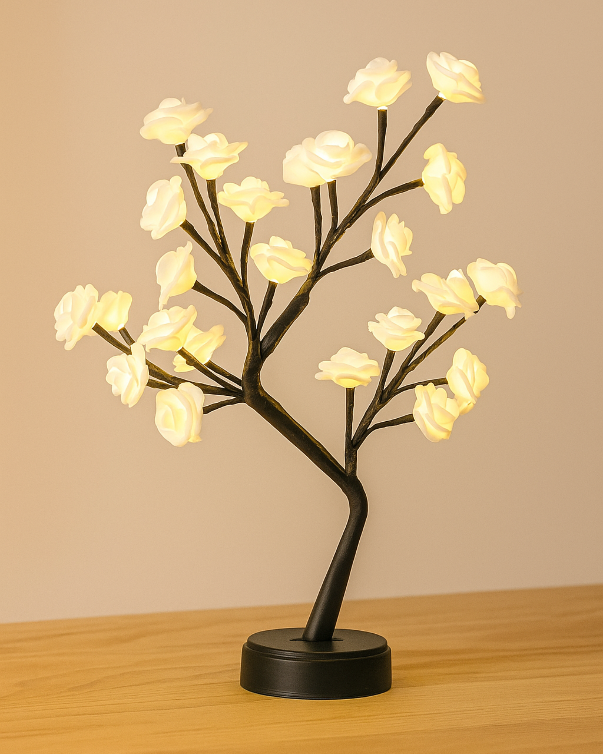 BlossomGlow LED Rose Tree Lamp