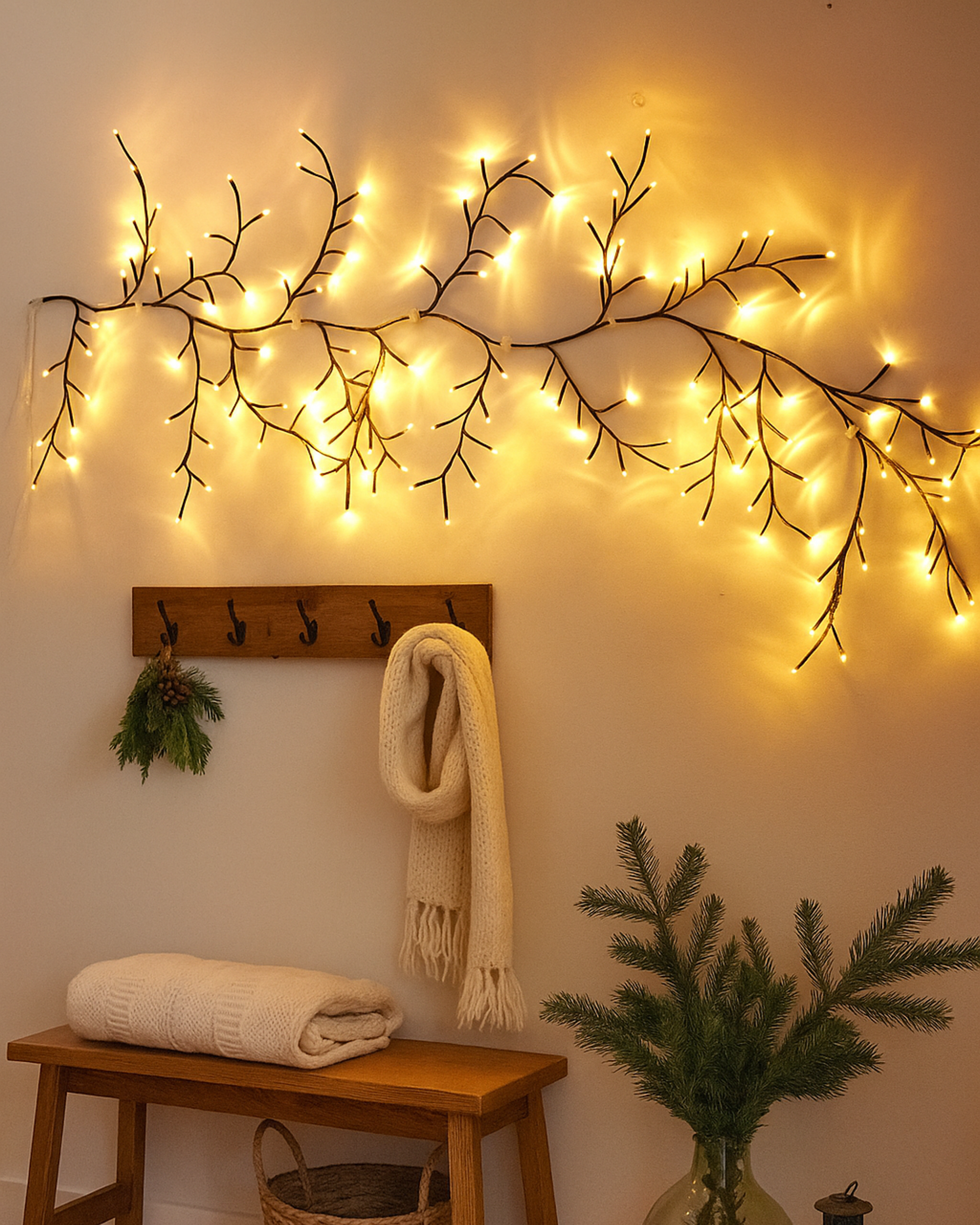 WillowGlow LED Vine Lights – DIY Branch Wall Lamp (72/96 LEDs, 8 Modes) - Planet Glow