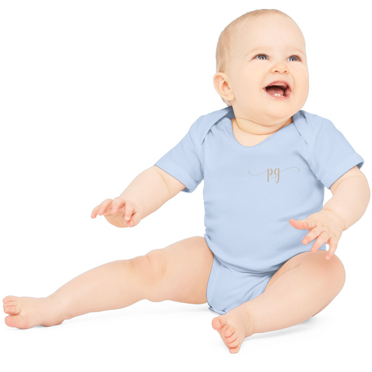 Personalized Baby Organic Short Sleeve Bodysuit - Soft & Eco-Friendly Infant Clothing - Planet Glow