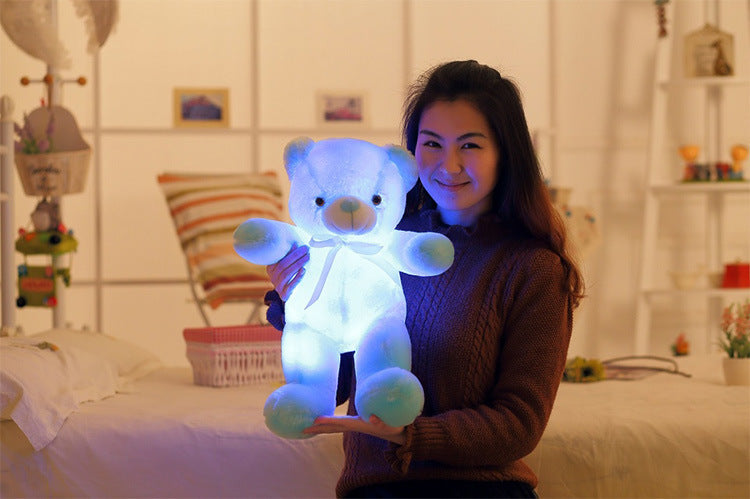 GlowBuddy LED Teddy Bear – 7-Color Light-Up Plush - Planet Glow
