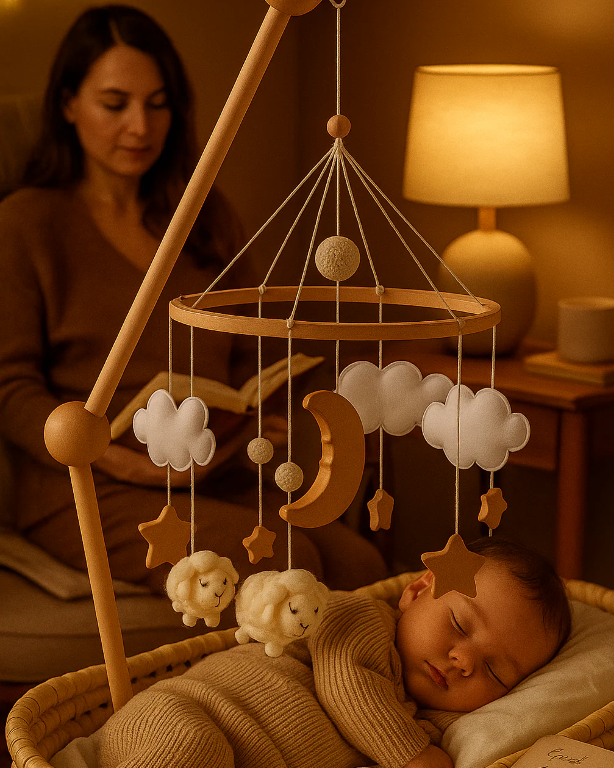 Calming Baby Crib Mobile - Planet Glow
