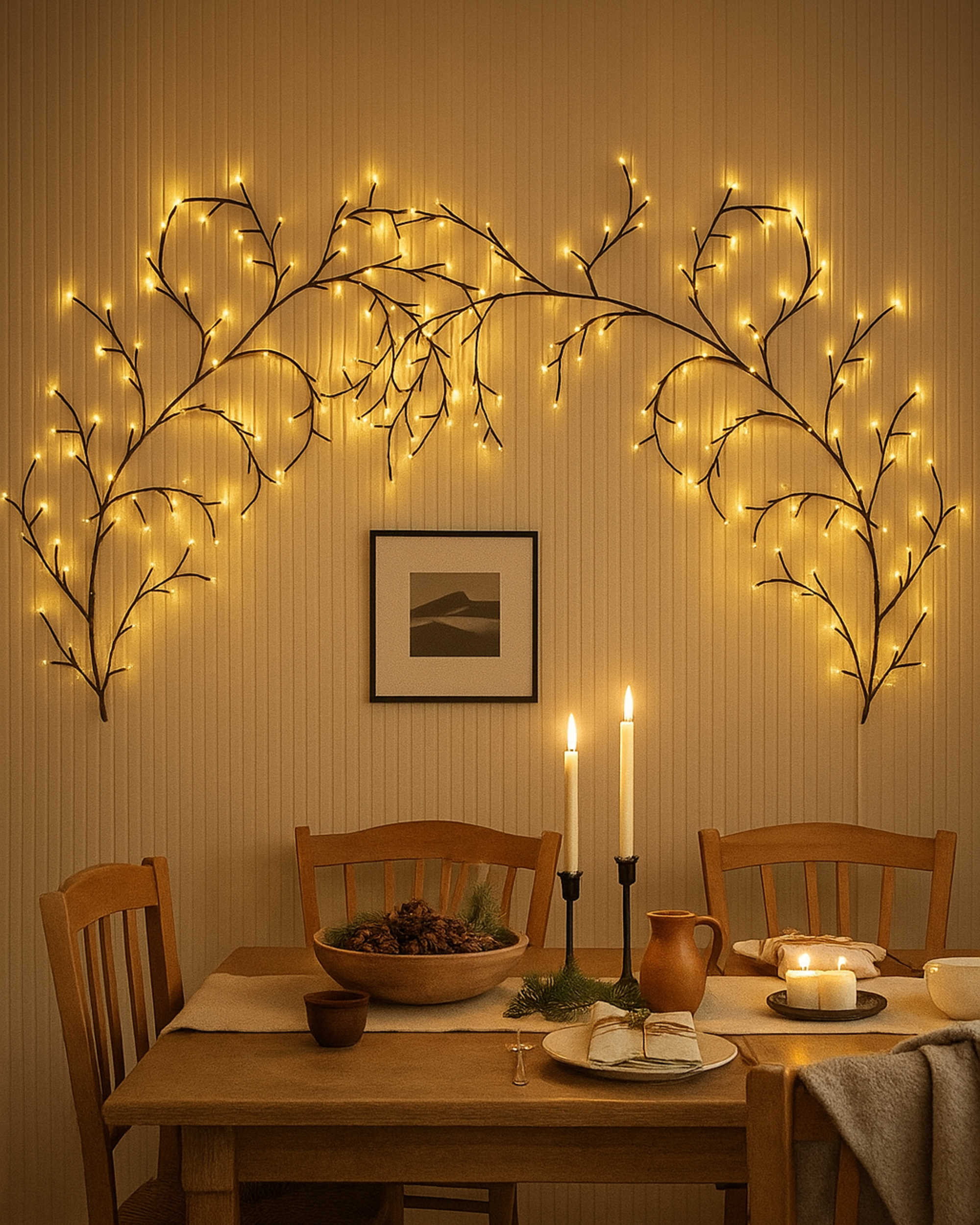 WillowGlow LED Vine Lights – DIY Branch Wall Lamp (72/96 LEDs, 8 Modes) - Planet Glow