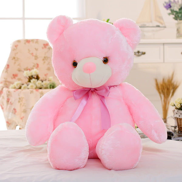 GlowBuddy LED Teddy Bear – 7-Color Light-Up Plush - Planet Glow