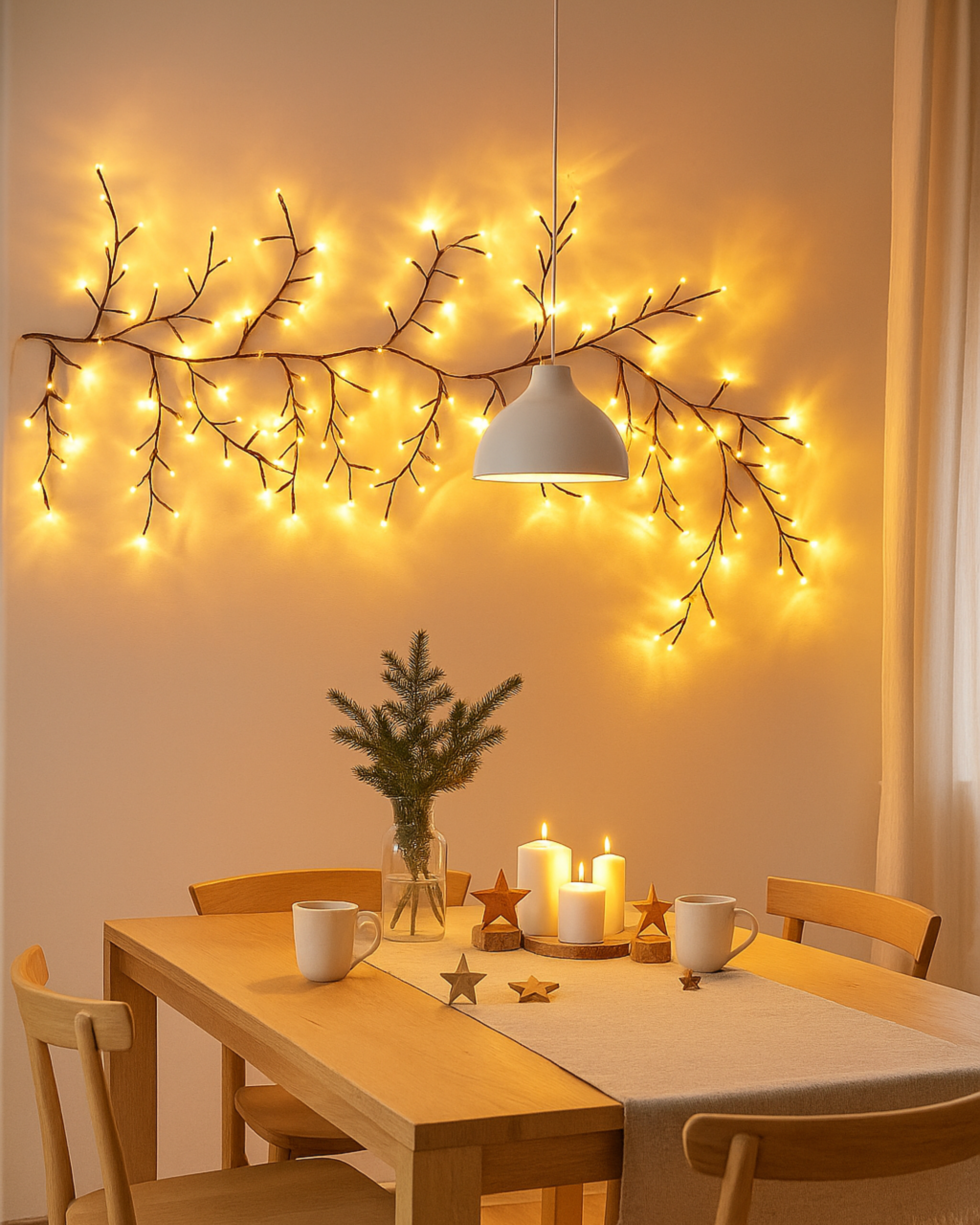 WillowGlow LED Vine Lights – DIY Branch Wall Lamp (72/96 LEDs, 8 Modes) - Planet Glow