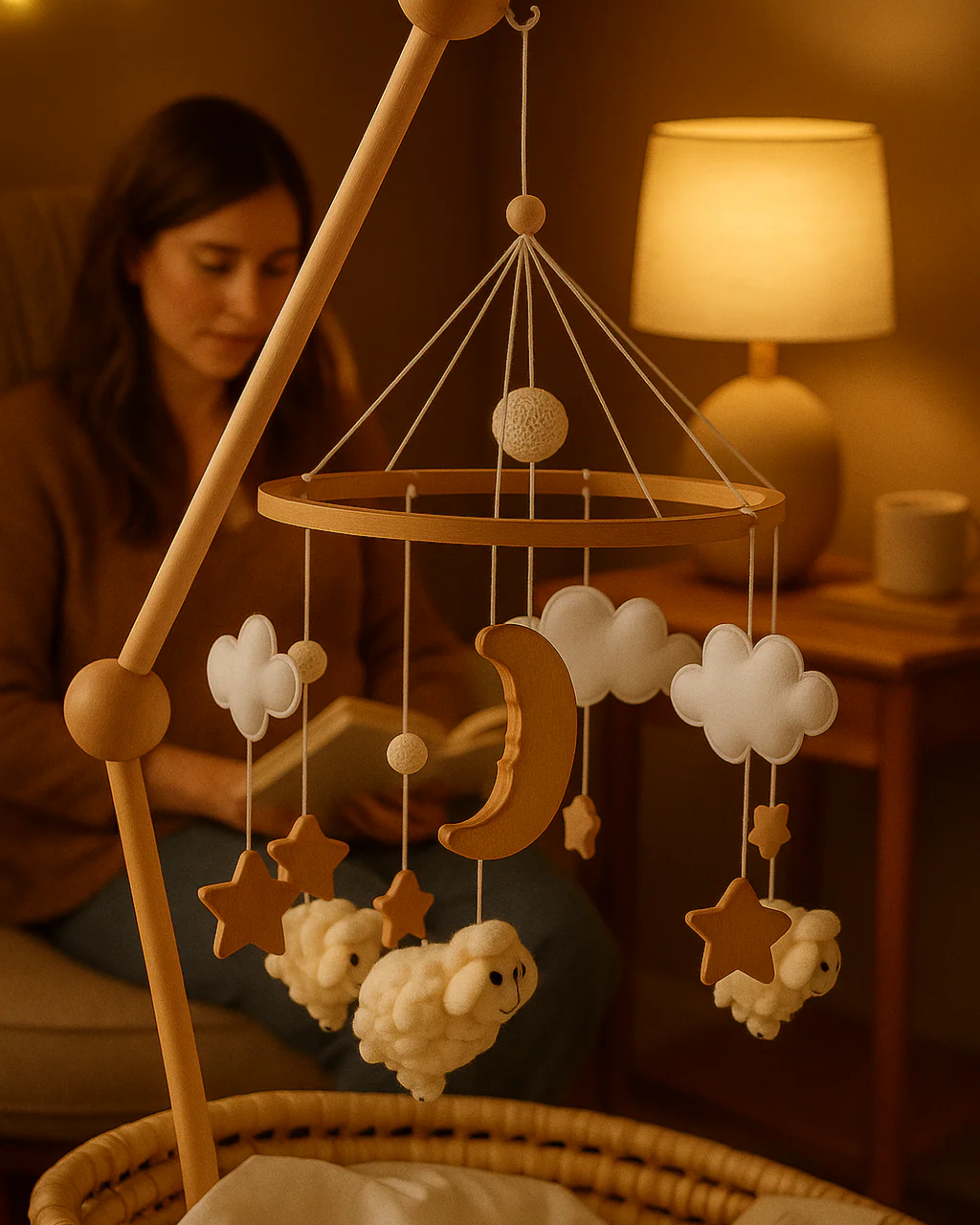 Calming Baby Crib Mobile - Planet Glow