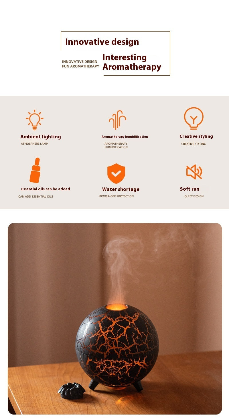 Creative Planet Aroma Diffuser & USB Humidifier – 200ML Essential Oil Tank