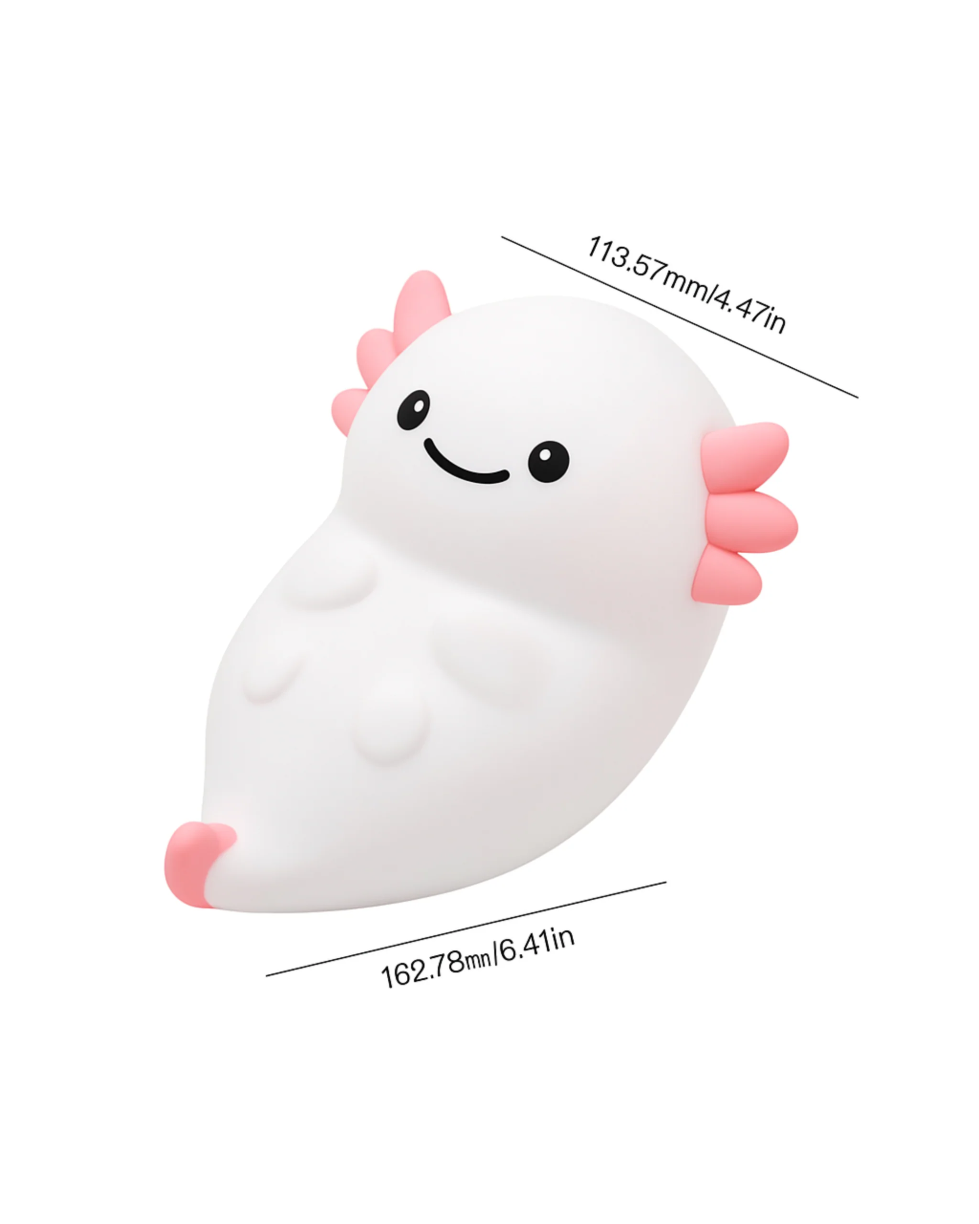 Cute Axolotl LED Night Light