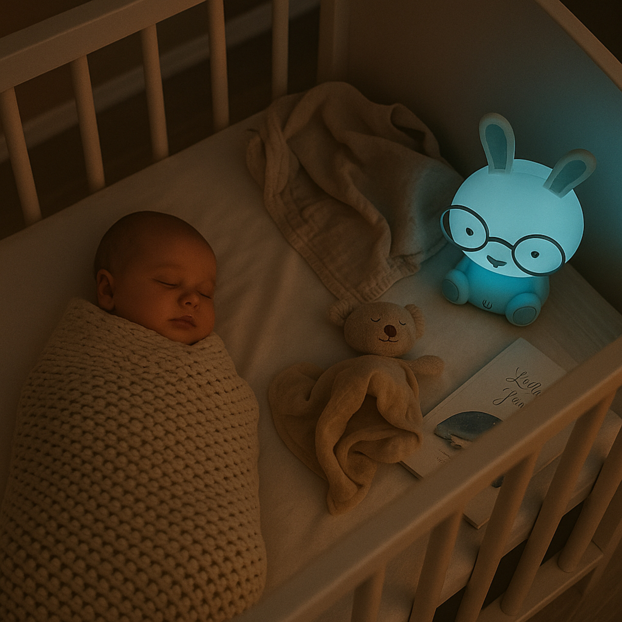 LED Night Light Touch Cartoon New Bunny Table Lamp Baby Kids Room Bedside Night Light Christmas Gifts Decor Home Bedroom Party