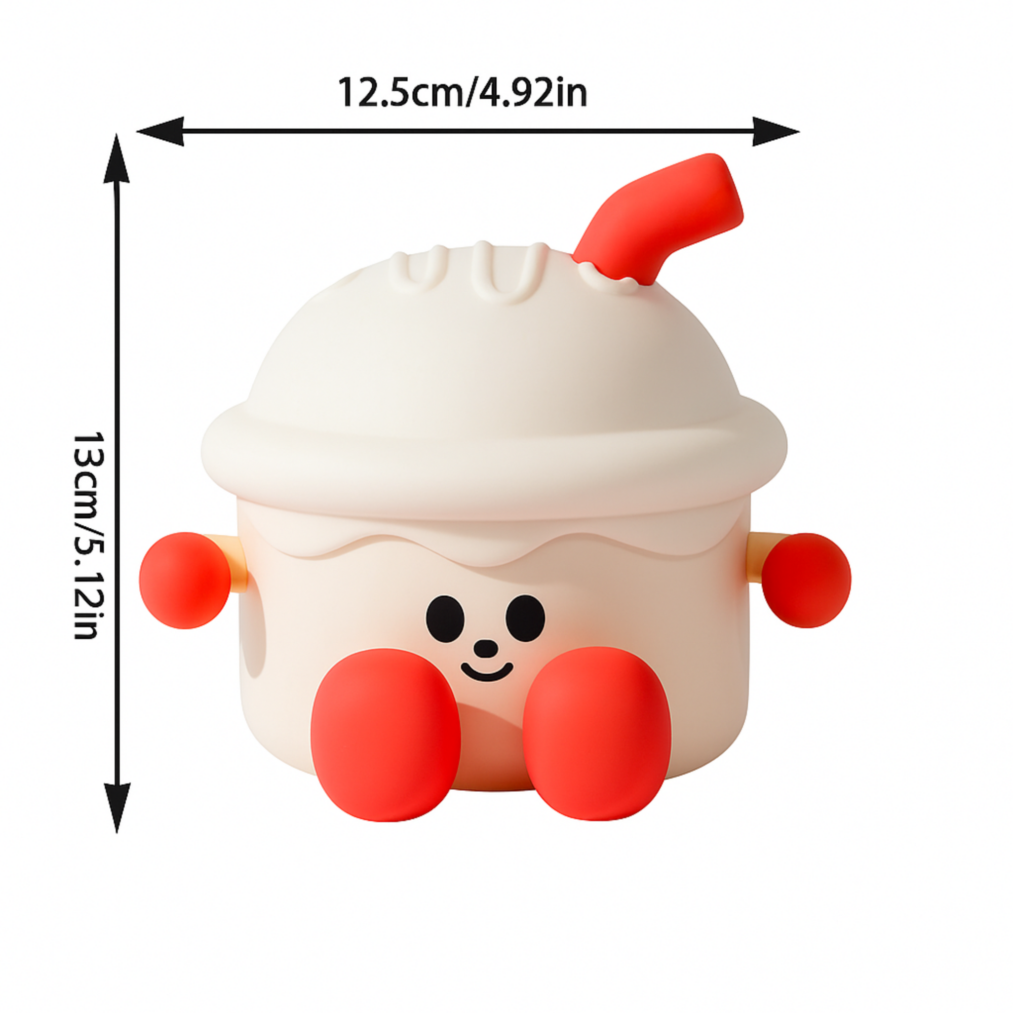 Creative Bedside Lamp Sleep Cute USB Rechargeable Night Light Rechargeable Touch Lamp Ice Cream Lamp For Children