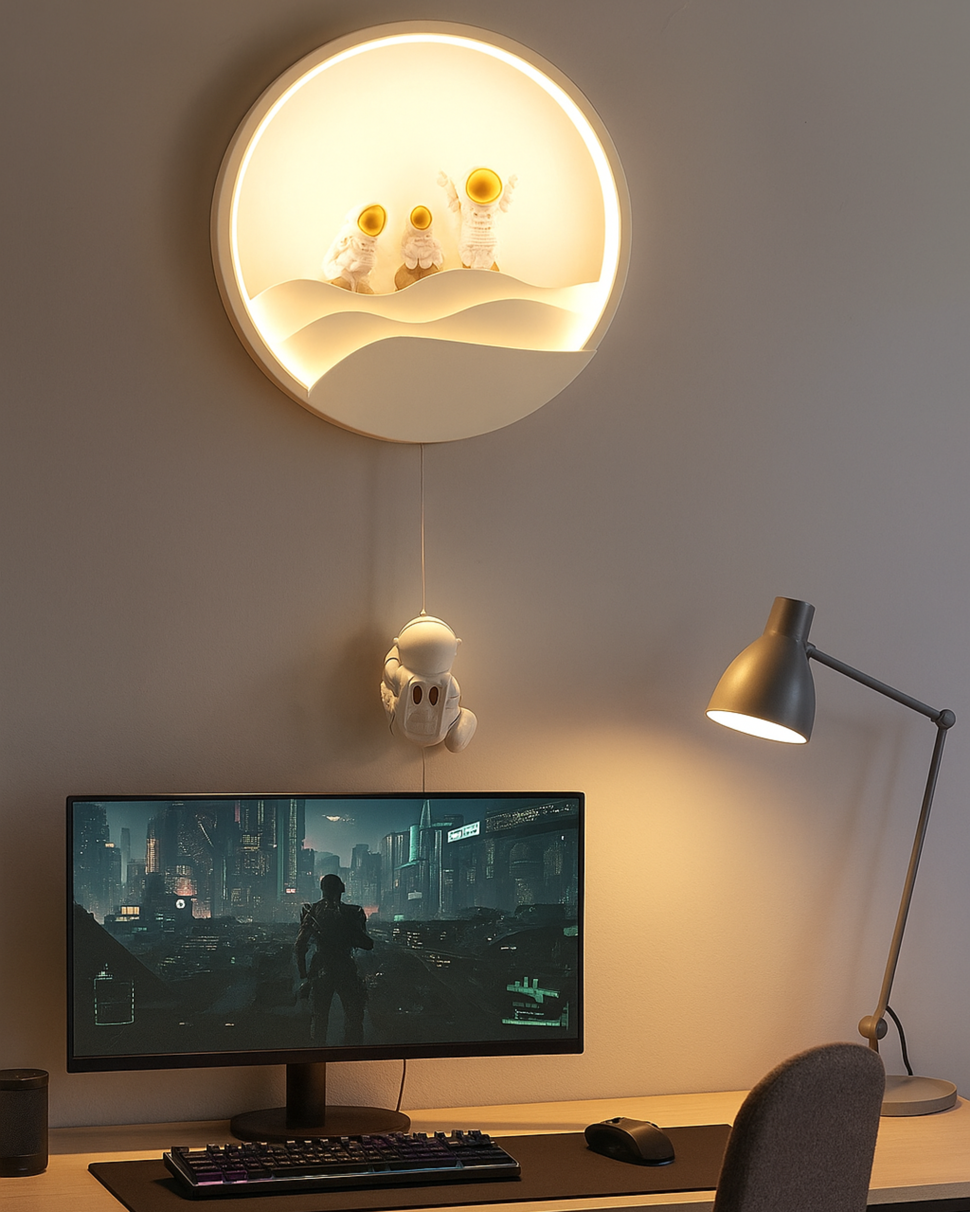 AuraGlow Wall Lamp - Planet Glow