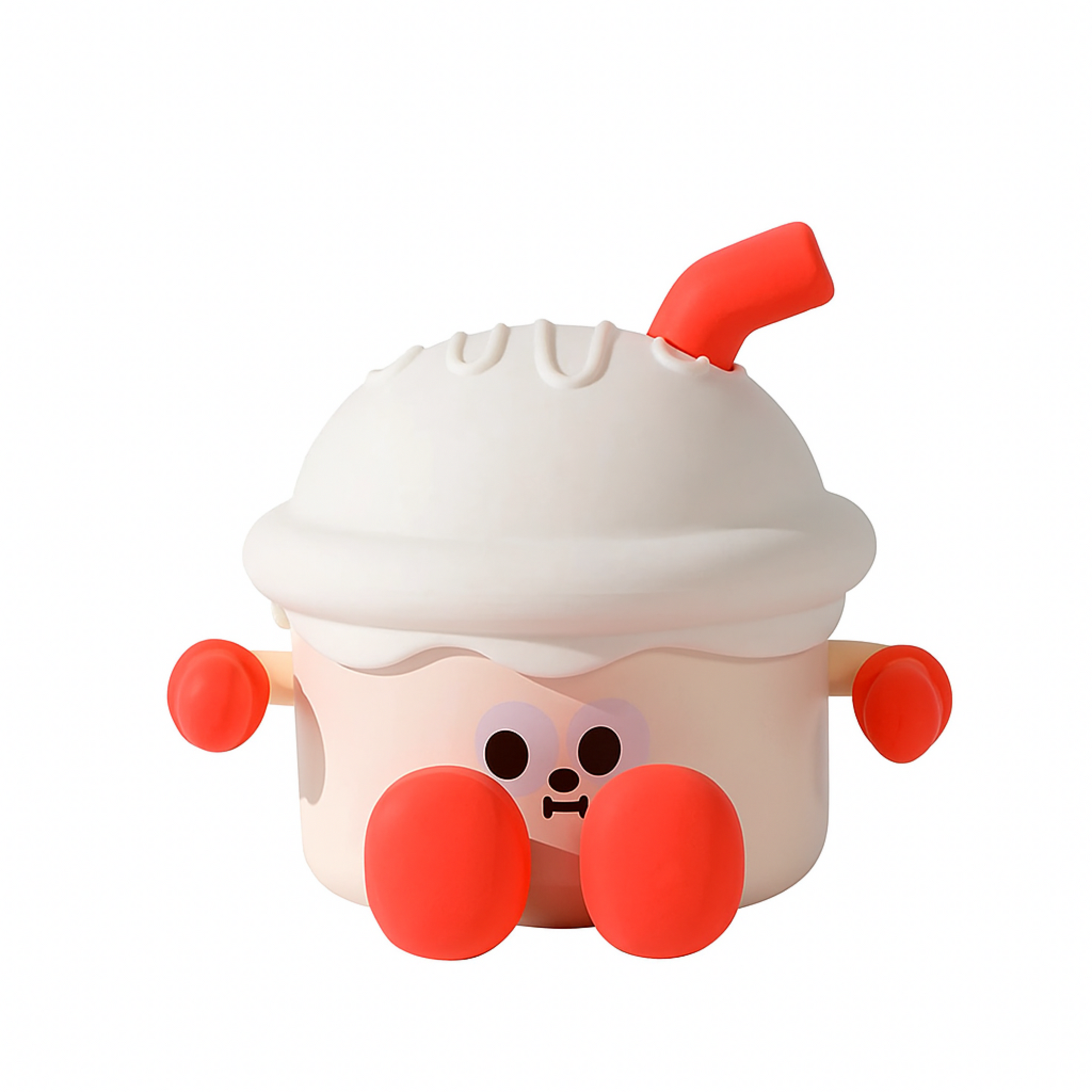 Creative Bedside Lamp Sleep Cute USB Rechargeable Night Light Rechargeable Touch Lamp Ice Cream Lamp For Children