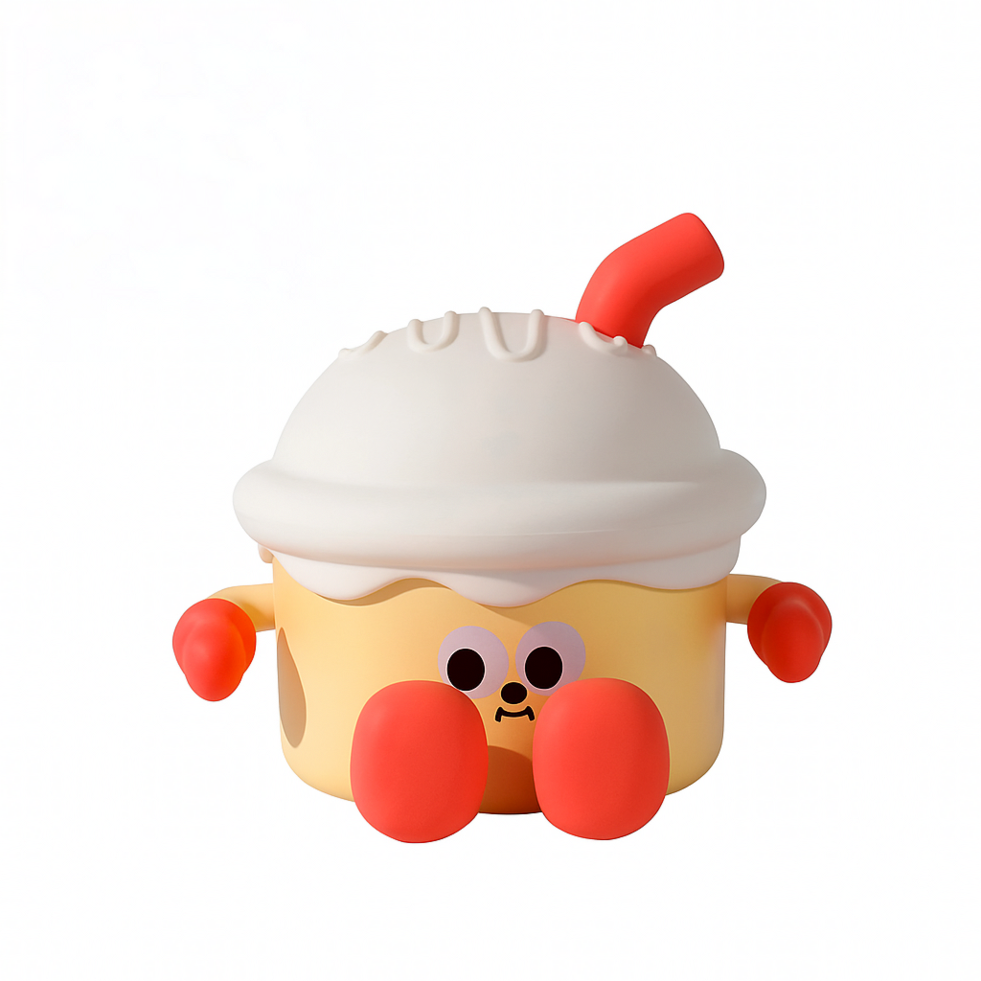 Creative Bedside Lamp Sleep Cute USB Rechargeable Night Light Rechargeable Touch Lamp Ice Cream Lamp For Children