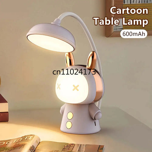 Cartoon USB Rechargeable Table Lamp Dual Light LED Lamp Student Kids Bedroom Reading Desk Lamp Night Light Home Decor - Planet Glow