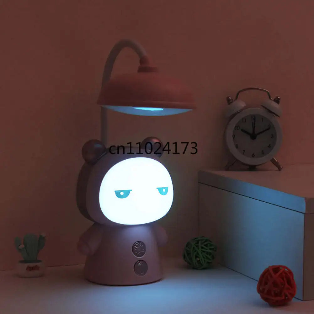 Cartoon USB Rechargeable Table Lamp Dual Light LED Lamp Student Kids Bedroom Reading Desk Lamp Night Light Home Decor - Planet Glow