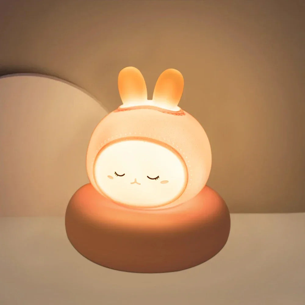 Rechargeable LED Night Light for Kids 3 Level Dimmable Nursery Sleeping Nightlights for Breastfeeding Toddler Baby Decor - Planet Glow