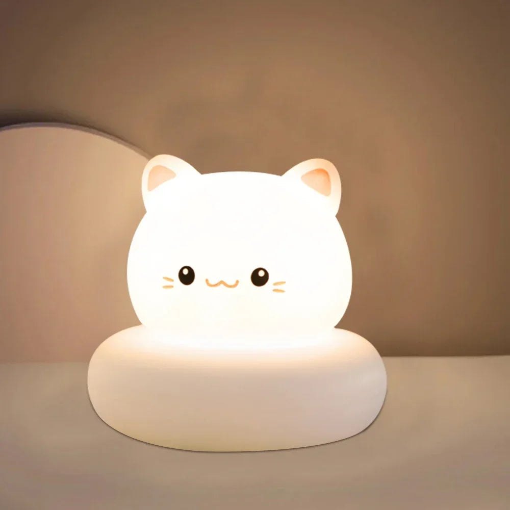 Rechargeable LED Night Light for Kids 3 Level Dimmable Nursery Sleeping Nightlights for Breastfeeding Toddler Baby Decor - Planet Glow