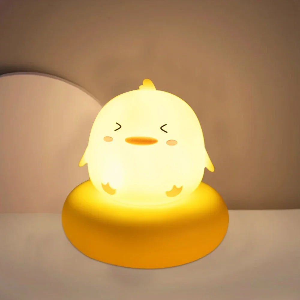Rechargeable LED Night Light for Kids 3 Level Dimmable Nursery Sleeping Nightlights for Breastfeeding Toddler Baby Decor - Planet Glow