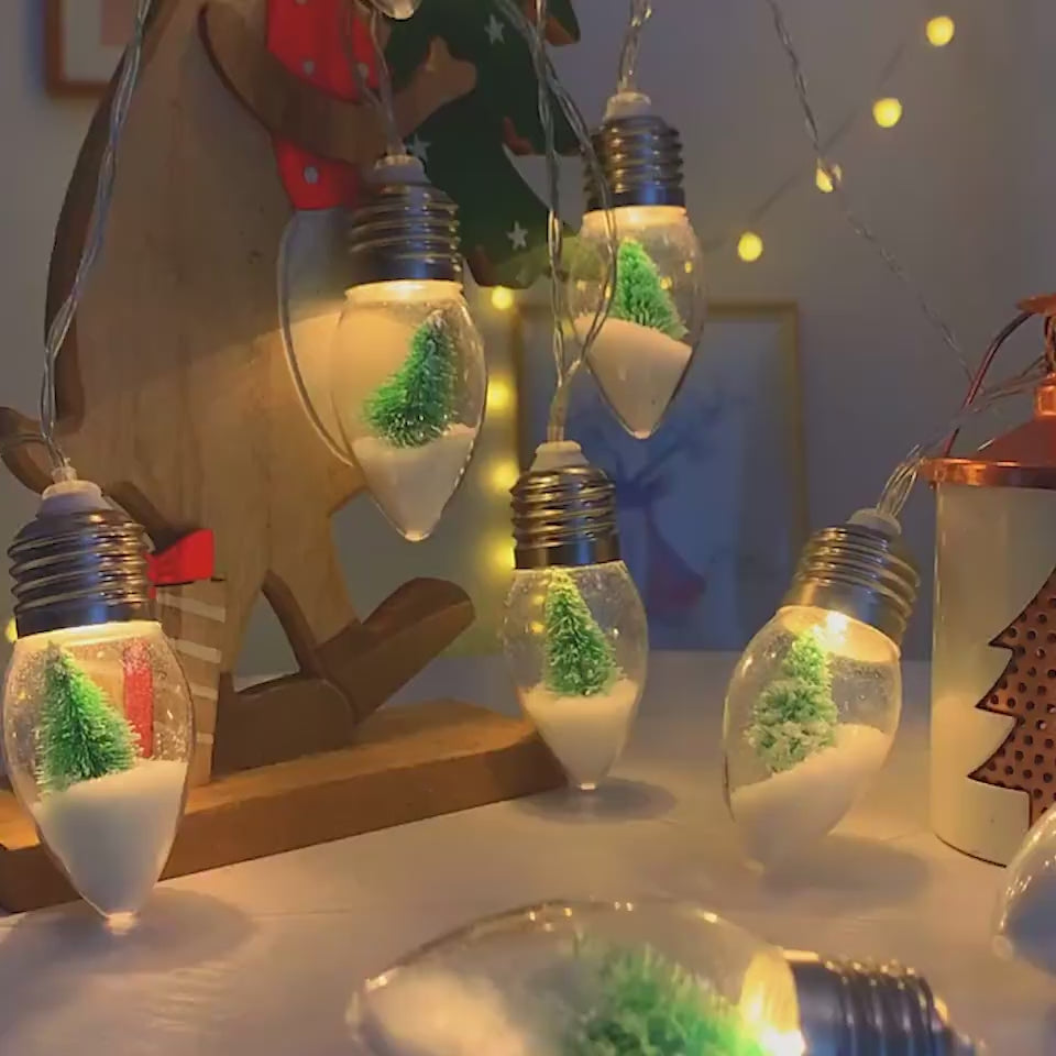 New LED Wishing Bottle String Lights Battery Power